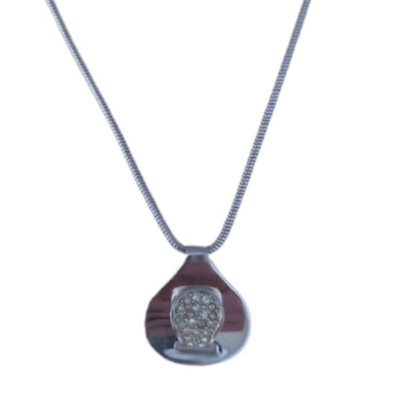 Givenchy vintage choker pendant necklace with crystals EUC - Picture 2 of 7